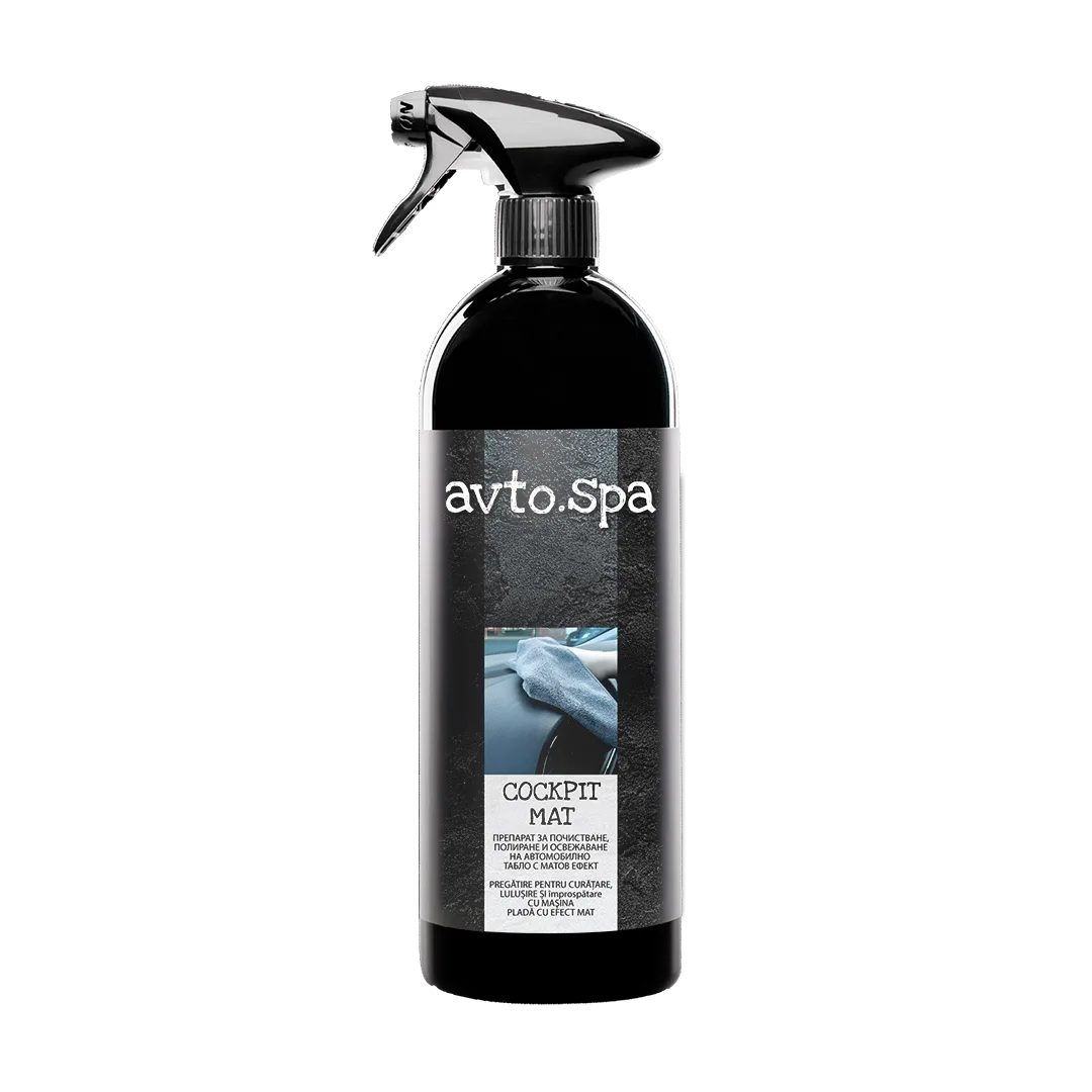 Soluție pentru suprafețe din plastic cu efect mat Cockpit MAT