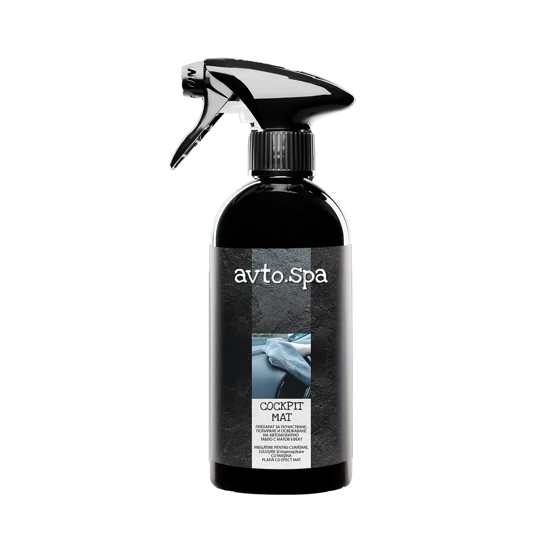 Soluție pentru suprafețe din plastic cu efect mat Cockpit MAT